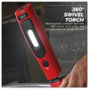 Rechargeable 360° Inspection Light 4W & 3W SMD LED - Red