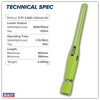 Rechargeable 360° Slim Inspection Light 8W & 1W SMD LED - Black