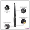 Rechargeable 360° Slim Inspection Light 8W & 1W SMD LED - Black