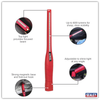 Rechargeable 360° Slim Inspection Light 8W & 1W SMD LED - Red