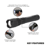 Rechargeable Aluminium Torch with Adjustable Focus 10W SMD LED