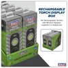 Rechargeable Torch with Wireless Speaker 10W COB LED - Display Box of 10