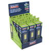 LED Twist Rechargeable Inspection Light, Green - Box of 12