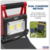 Rechargeable Solar Powered Portable Floodlight 15W COB LED