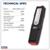 Wireless Rechargeable Inspection Light 5W COB & 1W SMD LED