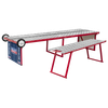 Folding Motorcycle Workbench with Ramp 360kg Capacity