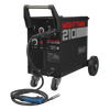 Professional Gas/Gasless MIG Welder with Euro Torch 210A