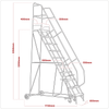 Mobile Safety Steps 9-Tread