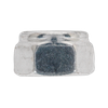 Zinc Plated Nylon Locknut M6, DIN 982 - Pack of 100