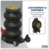 Premier Air Operated Long Handle Fast 3-Stage Jack 3 Tonne