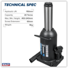 Viking Bottle Jack 20 Tonne