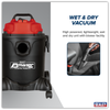 20L Vacuum Cleaner Wet & Dry 1250W/230V