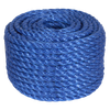 10mm x 30m Polypropylene Split Film Twisted Rope, Blue
