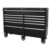 Premier™ Heavy-Duty Extra-Wide Rollcab 11 Drawer 1430mm - Black