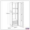 Premier™ Heavy-Duty Hang-On Locker 3 Drawer