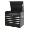 Premier™ Heavy-Duty Topchest 4 Drawer 660mm - Black