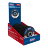 115 x 13mm Black Polycarbide Abrasive Strip Disc 22mm Bore - Display Box of 10