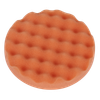 Hook-and-Loop Buffing & Polishing Foam Head 150 x 25mm - Orange/Firm