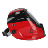 Auto Darkening Welding Helmet Shade 9-13 - Red