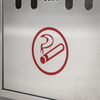 Cigarette Bin Stainless Steel