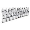 Siegen Flexible Crow's Foot Open-End Spanner Set 3/8"Sq Drive 10pc