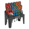 Siegen Hammer-Thru Screwdriver, Hex Key & Bit Set 44pc
