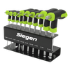 Siegen T-Handle Ball-End Hex Key Set 10pc