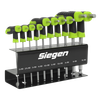 Siegen T-Handle Ball-End Hex Key Set 10pc