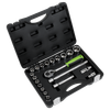 Siegen Socket Set 1/2"Sq Drive 21pc