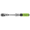 Siegen Extendable Flexi-Head Ratchet Wrench 1/4"Sq Drive