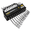 Siegen Reversible Combination Ratchet Spanner Set 12pc