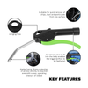 Premier Air Blow Gun with Angled Lance 100mm & 1/4"BSP Air Inlet