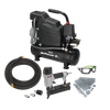 Air Compressor/Air Nail/Staple Gun Kit