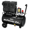 24L Low Noise Oil Free Direct Drive Air Compressor 1hp