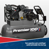 Premier 100L Belt Drive Air Compressor with Front Control Panel 3hp