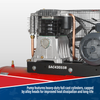 200L Belt Drive Air Compressor with Cast Cylinders 5.5hp 2-Stage