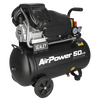 50L V-Twin Direct Drive Air Compressor 3hp