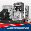 270L Belt Drive Air Compressor with Cast Cylinders 7.5hp 2-Stage