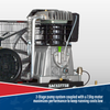 270L Belt Drive Air Compressor with Cast Cylinders 7.5hp 2-Stage