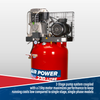 270L Vertical Belt Drive Air Compressor with Cast Cylinders 7.5hp 2-Stage