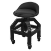 Premier Industrial Pneumatic Creeper Stool with Adjustable Height Swivel Seat & Back Rest