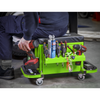 Mechanic's Utility Seat & Toolbox - Green
