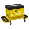 Mechanic's Utility Seat & Toolbox - Yellow