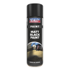 Matt Paint 500ml, Black - Pack of 6