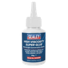 High Viscosity Super Glue - Cyanoacrylate Adhesive, Fast-Bonding Formula 50g - Clear