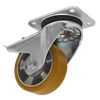 125mm Castor Wheel with Swivel Plate & Total Lock