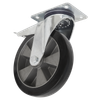 152mm Castor Wheel with Swivel Plate & Total Lock