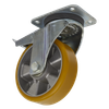 160mm Castor Wheel with Swivel Plate & Total Lock