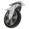 200mm Castor Wheel with Swivel Plate & Total Lock