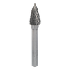 Arc Pointed Nose Tungsten Carbide Rotary Burr 10mm